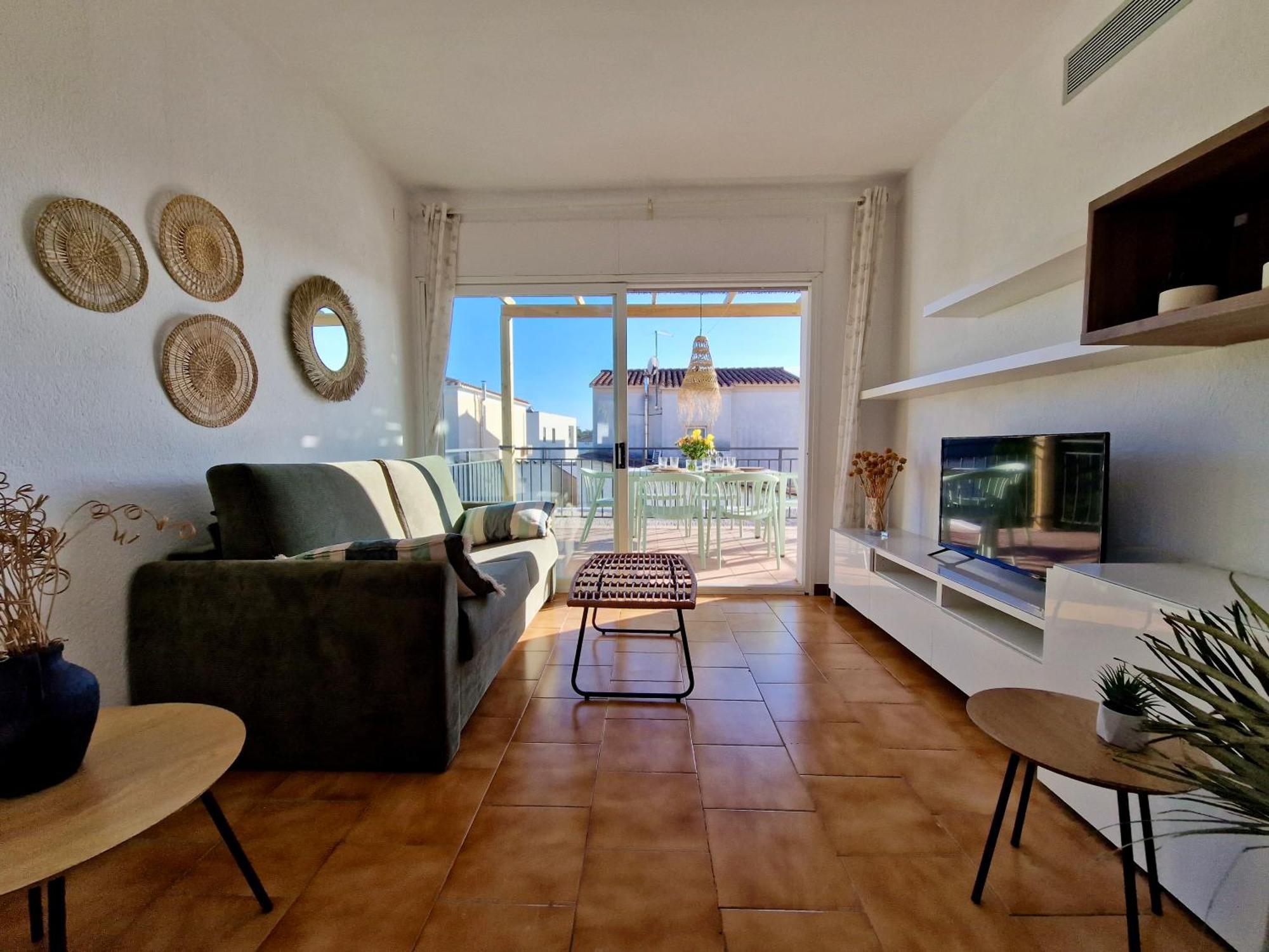 Gorgot P1 I Apartamento Con Terraza Y Piscina Comunitaria Cerca De La Playa Empuriabrava Esterno foto